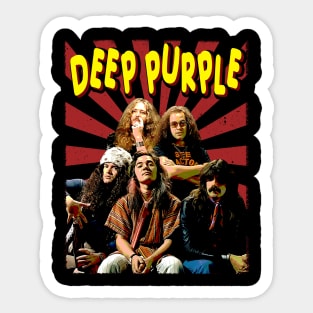 Perfect Purple Riffs Deep Band Tees Set the Style Bar High Sticker